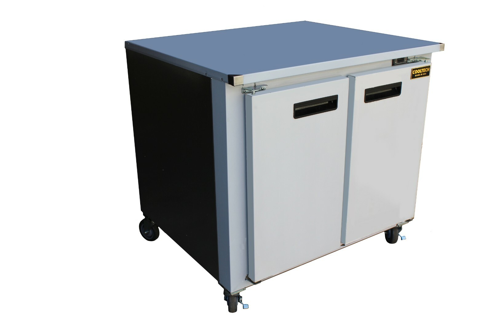 Cooltech 2-Door Worktop Refrigerator Low Boy Cooler 36″