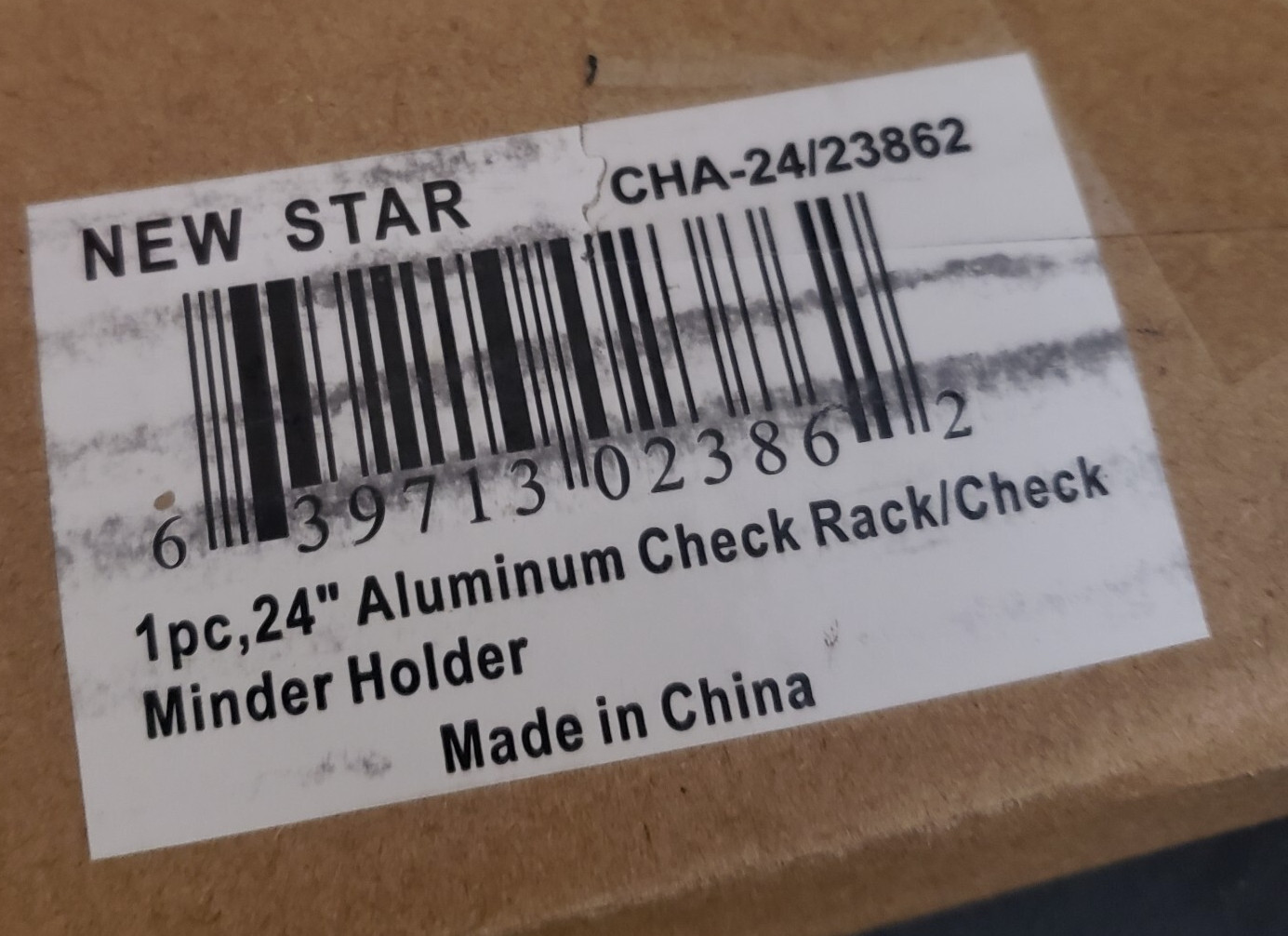 New Star 24″ Aluminum Check Rack Slide Check Holder CHA-24 23862 Restaurant Expo