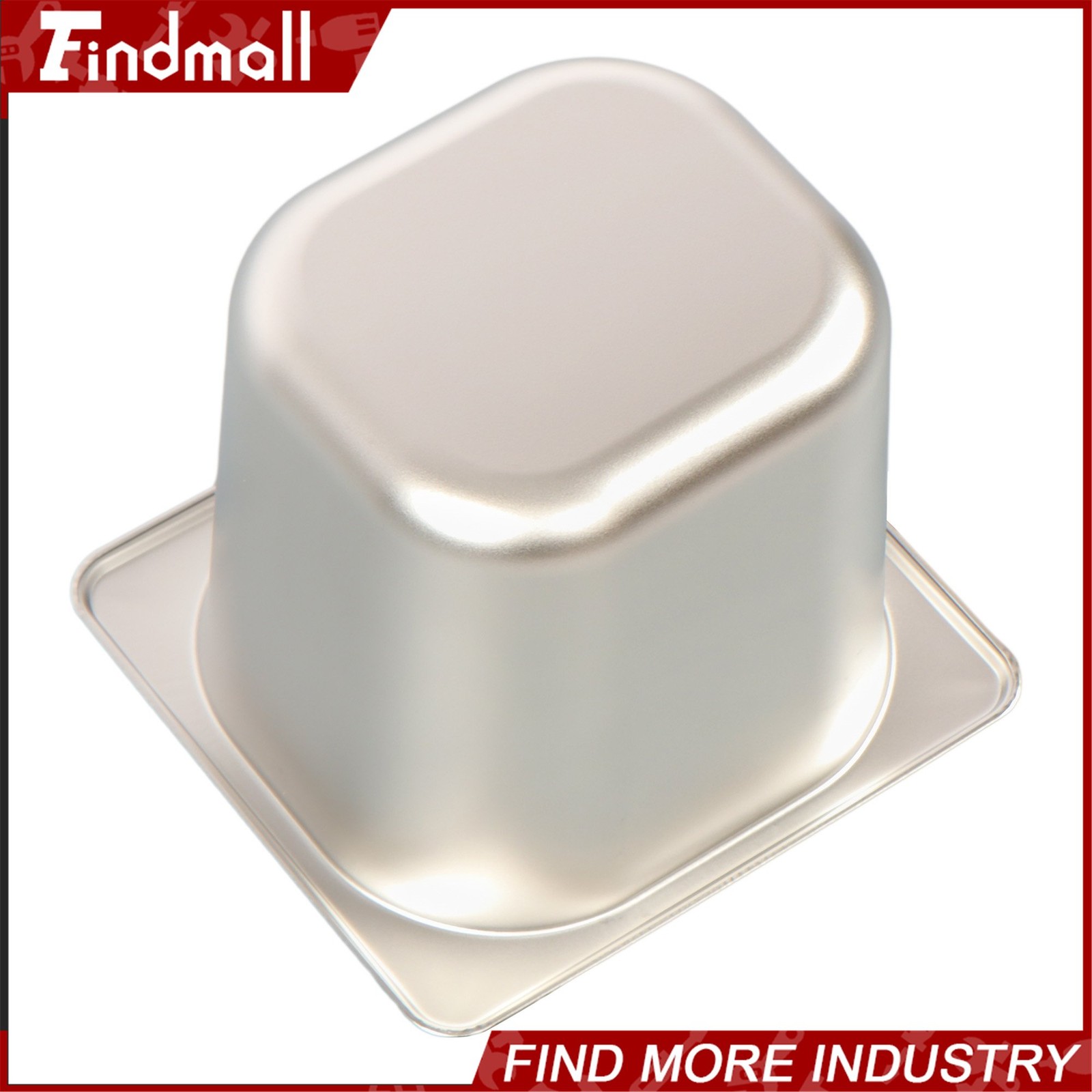 Findmall 8 Pack Set 6″ Deep 1/6 Size Steam Table Pans Hotel Prep Buffet Pan