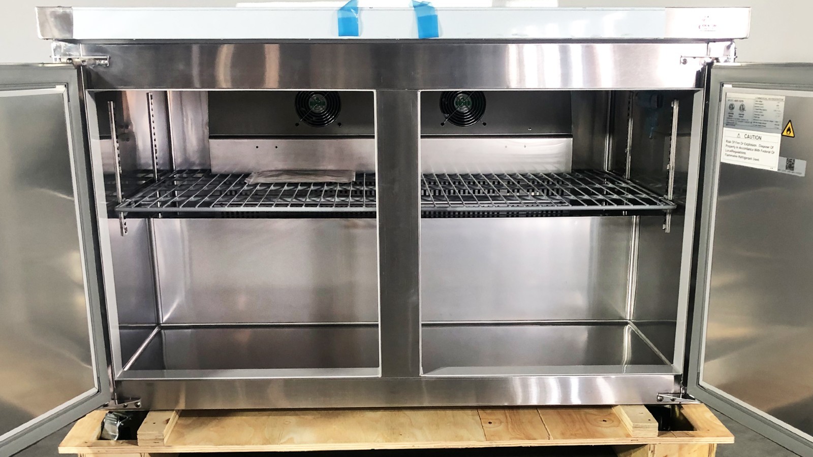 NEW 48″ Commercial Undercounter Refrigerator Cooler Work Station NSF ETL