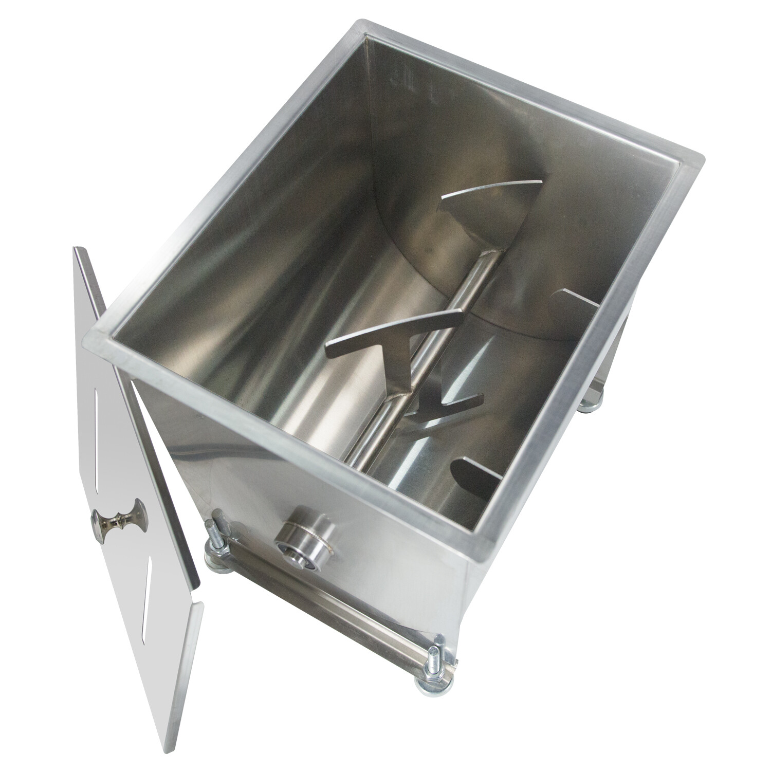Hakka Refurbished Meat Mixer Stainless Steel 15/30/90LBS Meat Mixing Hopper