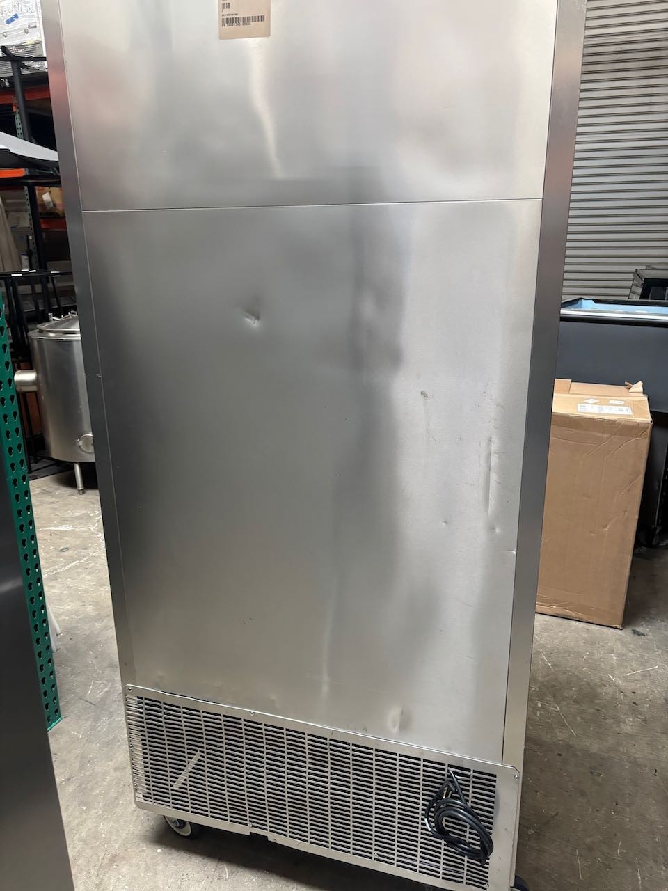 2 Door Narrow Refrigerator True T-35 NSF Cooler Stainless Upright Reach In #4861