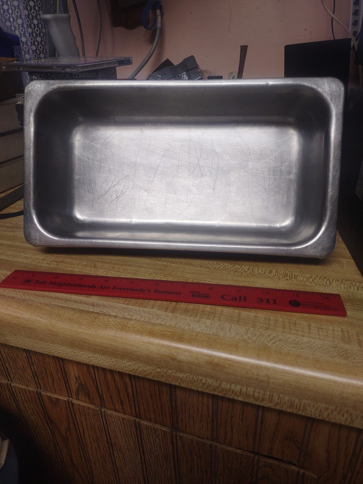 Steam Table Third Pan 12″x 6.5″ 2.50″ deep unknown mfgr quan 5