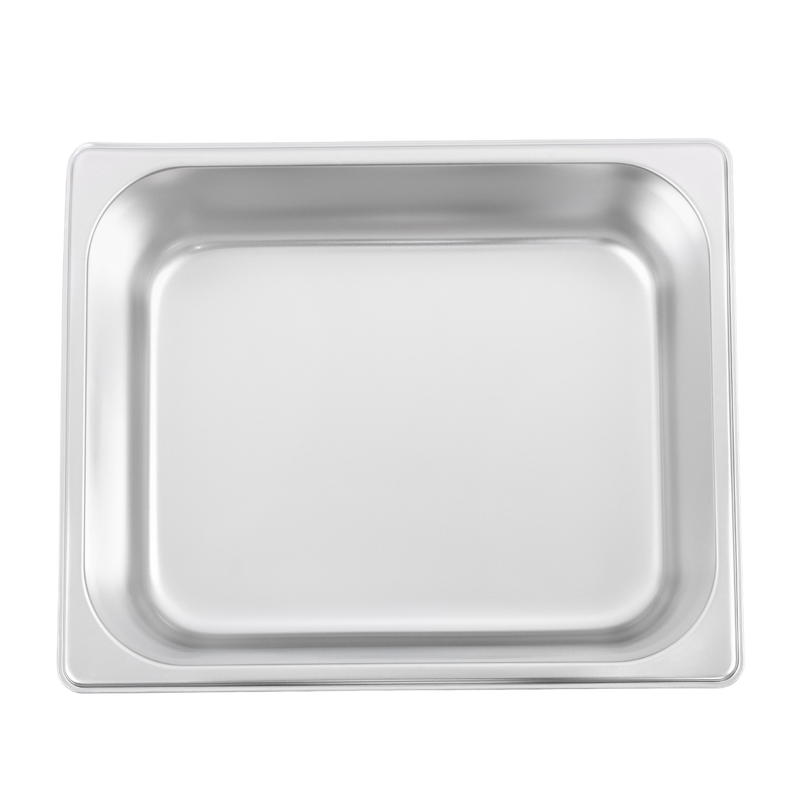 1/2 Size Steam Table Pan 4 Inch Deep, Anti-Jam Stainless Steel Food Pan