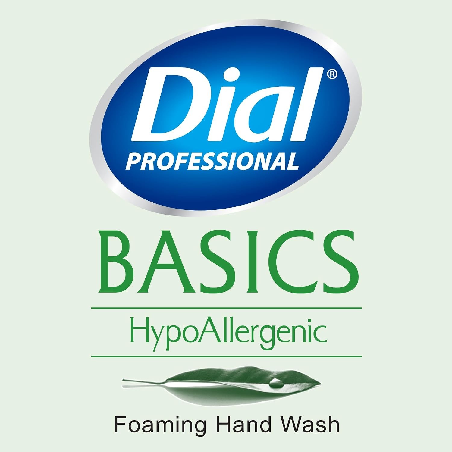 Dial Professional Basics Hypoallergenic Foaming Hand Wash, 1 Gallon Refill Bottl