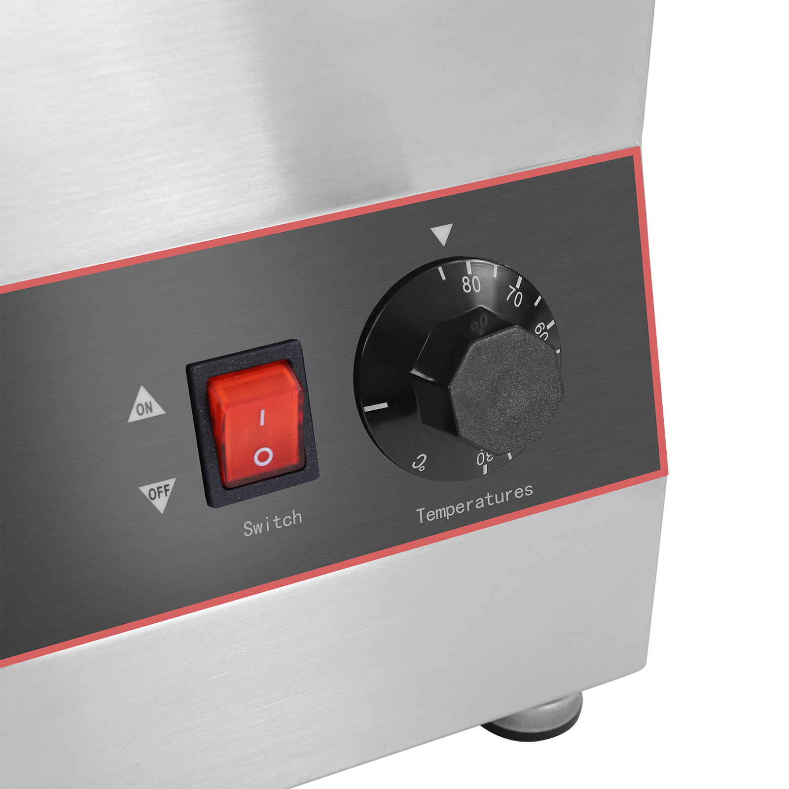 Electric Cheese Sauce Warmer 2 Bottles Chocolate Sauce Warmer 110V 30~85℃