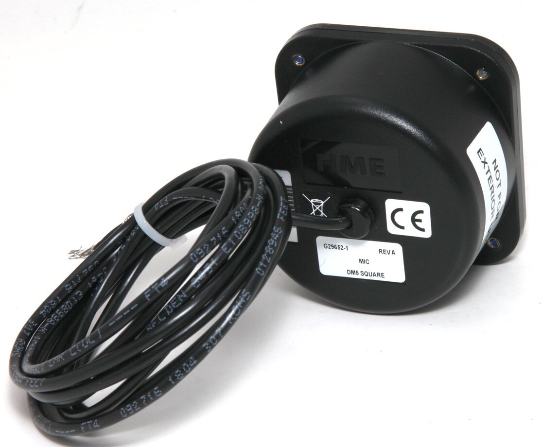 Used HME DM5 Square Outdoor Microphone for Drive Thru Intercom System G29652-1