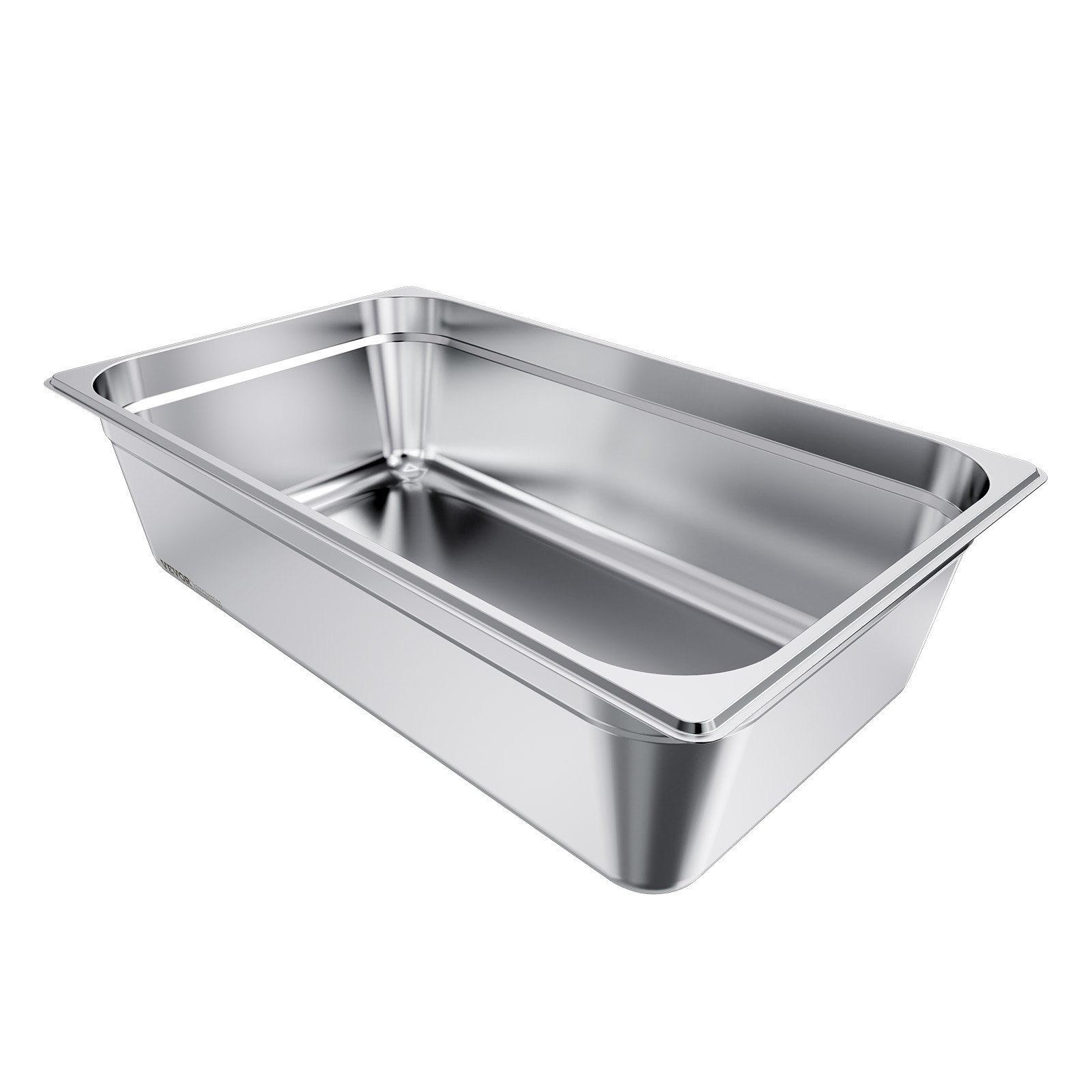 VEVOR Full Size Hotel Pan Steam Table Pan 6 Inch Deep Stainless Steel 1 Pack