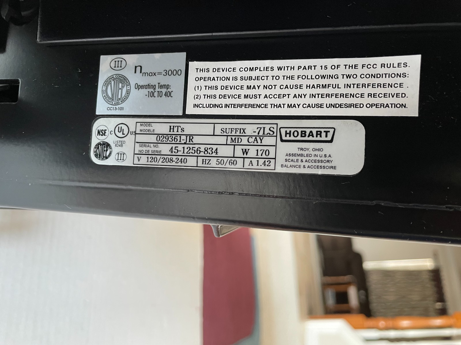 Hobart HTs-7LS, HT Self-Service / Deli Scale System, Key Not Included