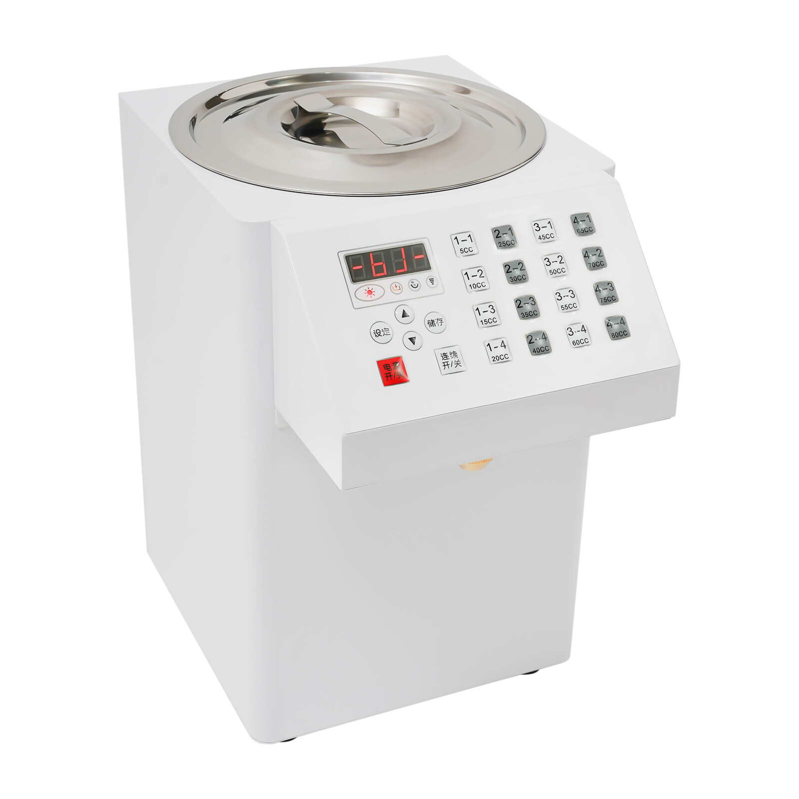8L Quantitative Fructose Machine Automatic Fructose Dispenser W/ Insulation 200W