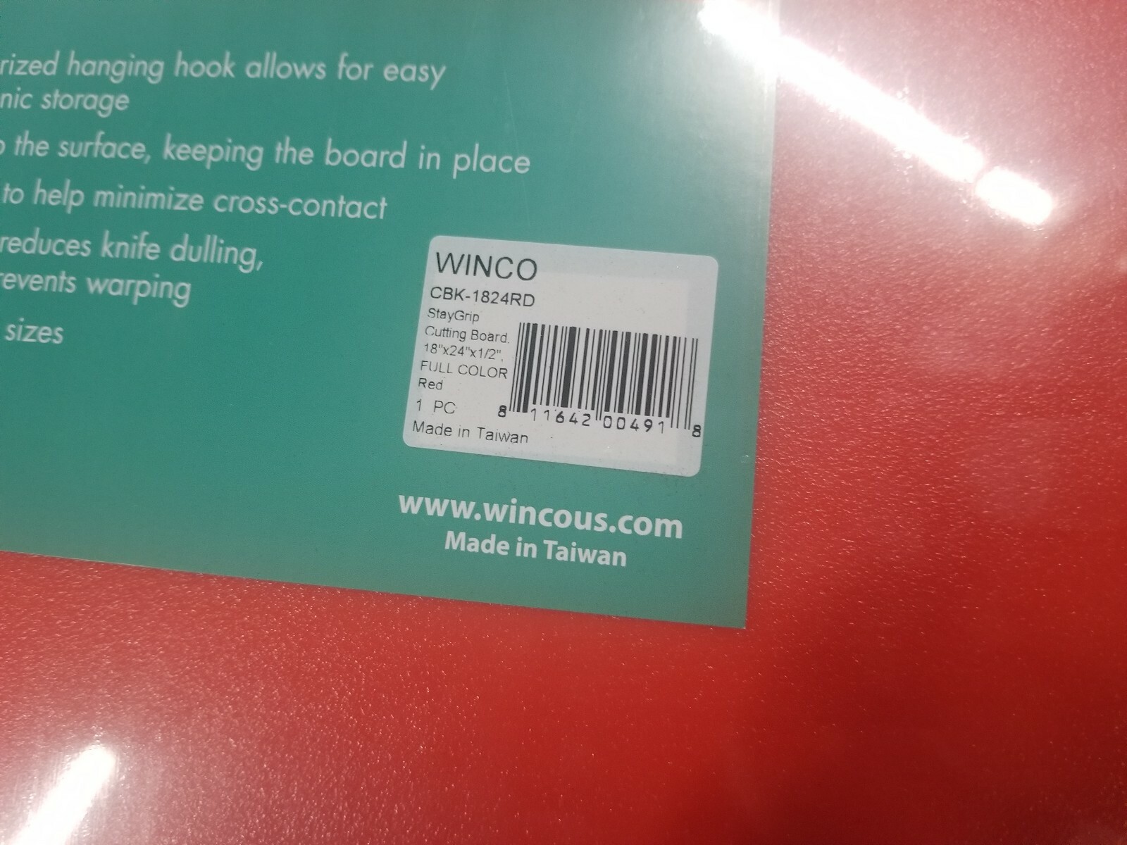 x4 Winco ALXP-1826 Sheet Pans 18×26 Aluminum & 2 Plastic Cutting Boards 18×24