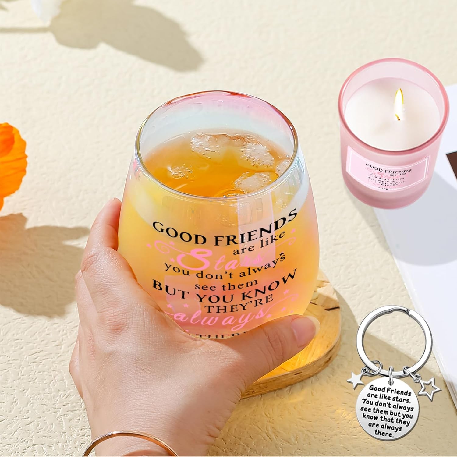 Friendship Gifts for Women Wine Glasses Drinking Personalised Birthday Gifts for