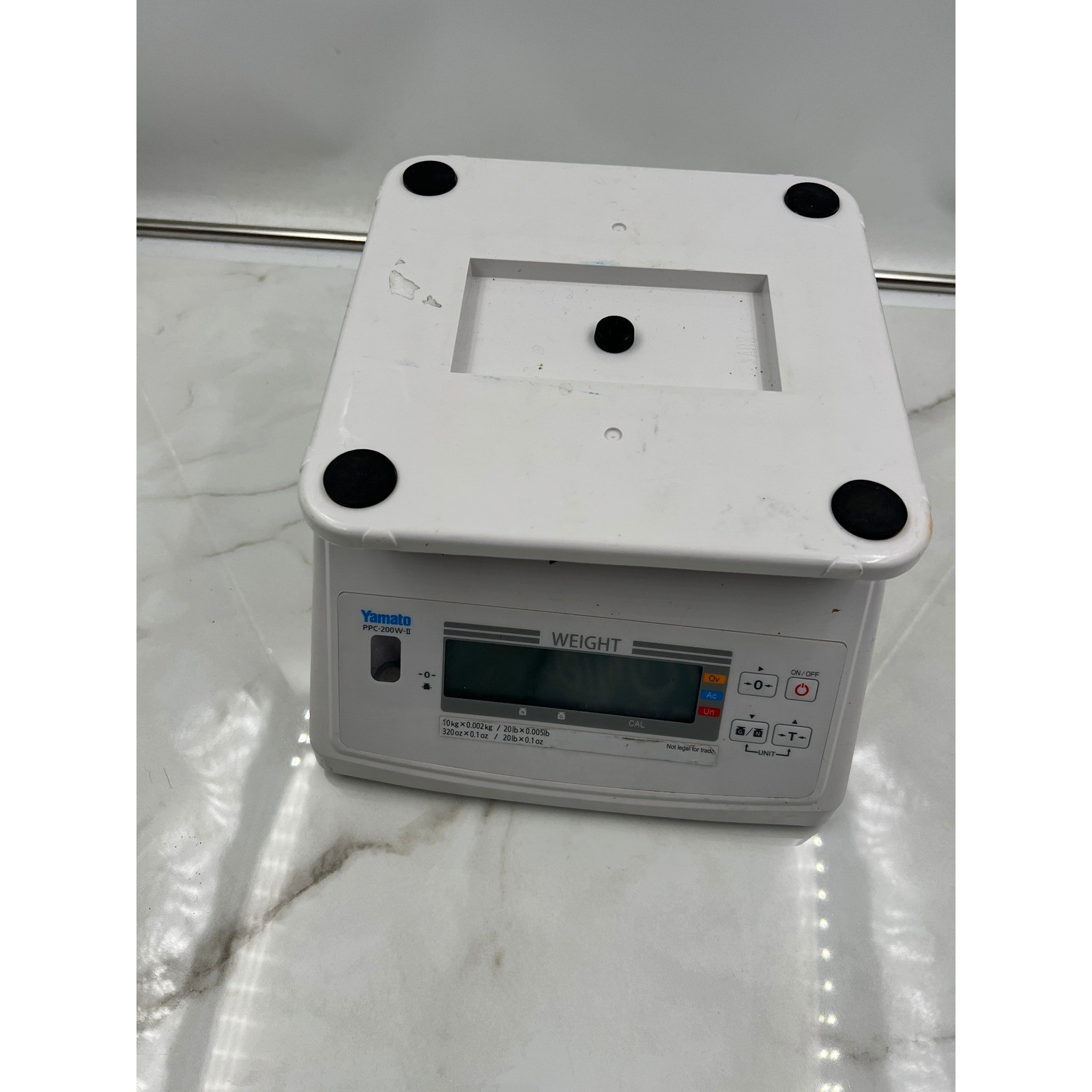 Yamato PPC-200W-II Digital Portion Control Scale 20lb White Washdown