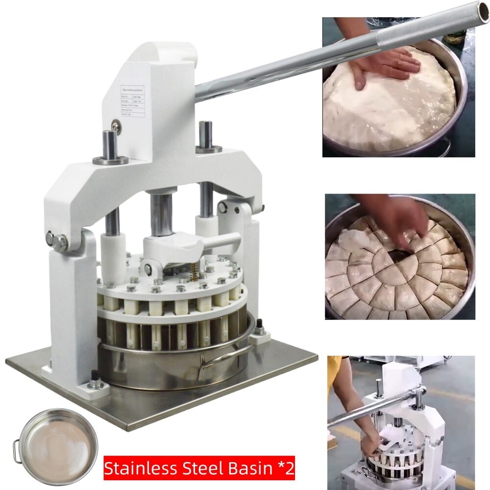 36PCs 30-160g Manual Bread Dough Dividing Machine Cutting Machine Dough Splittin