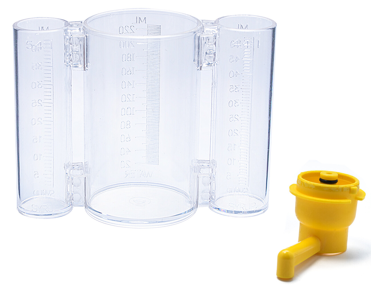 Soda Dispenser Syrup Separator Brix Cup 4.4 TO 1，5.4 TO 1 RATIO，LEV, 3.0/4.5 Oz.