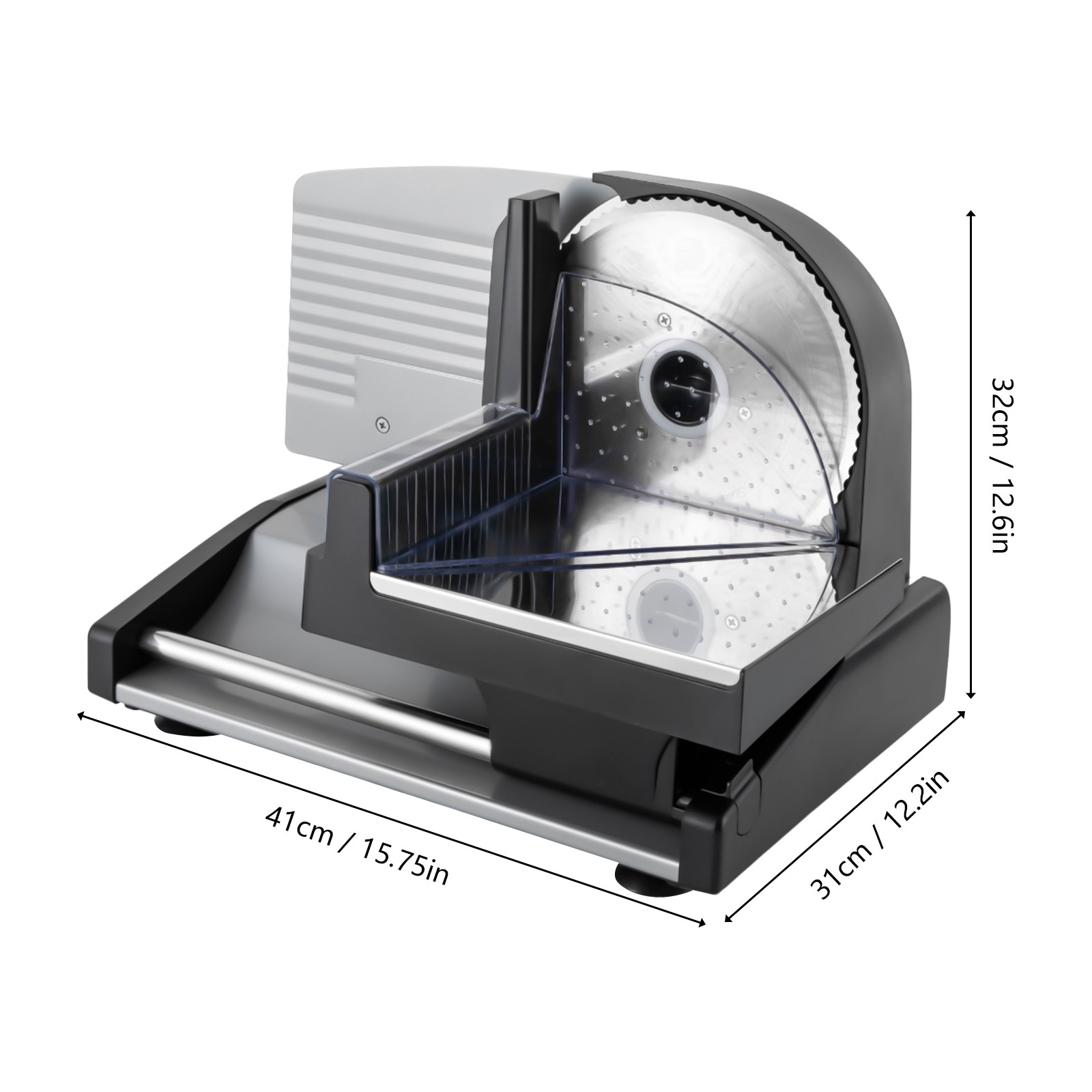 200w Fruit Cutter Food-grade Stainless Steel Meat Slicer Bread Slicing Machine