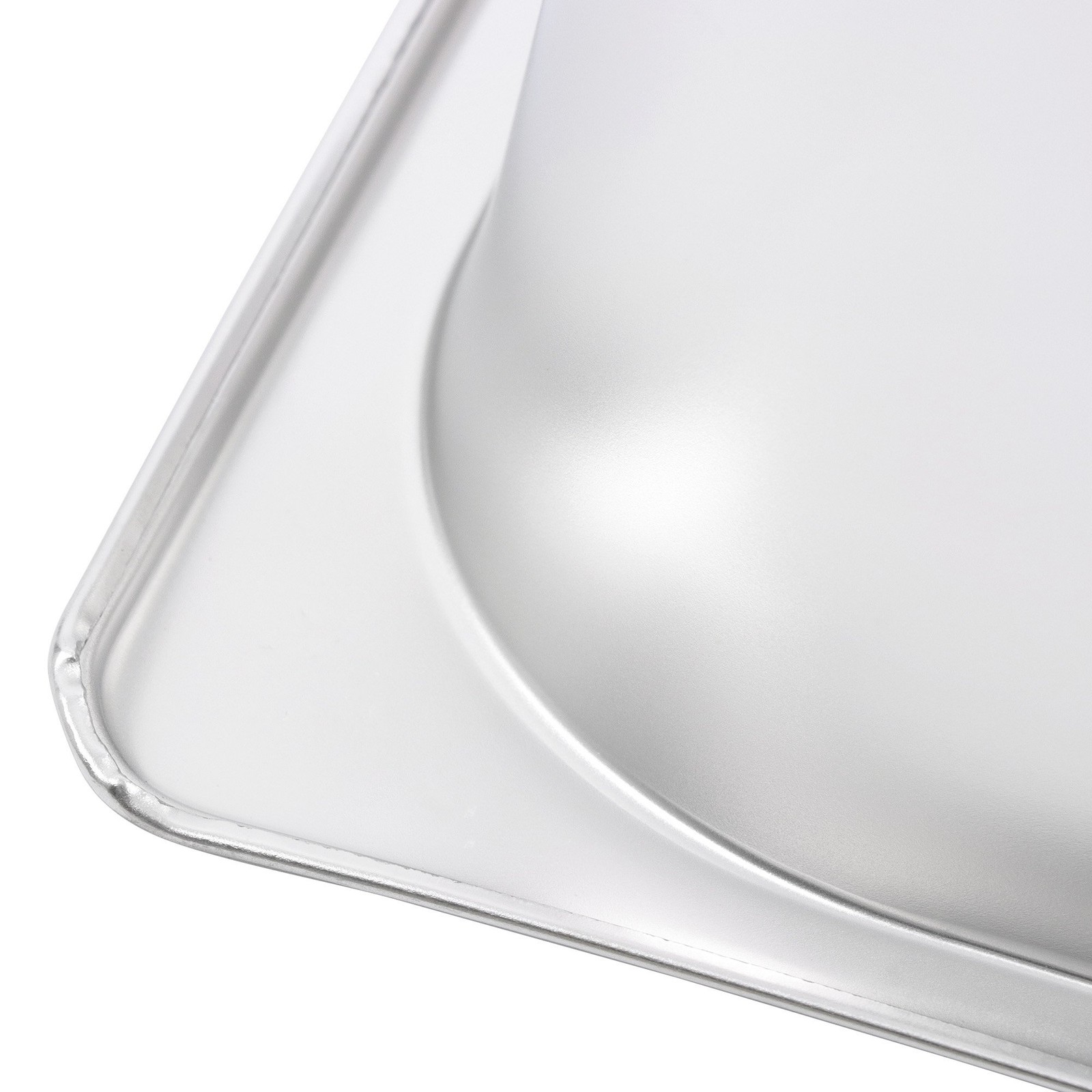 4″ Deep Stainless Steel Steam Table Pan, Anti-Jam for Buffet Catering 1/2 Size