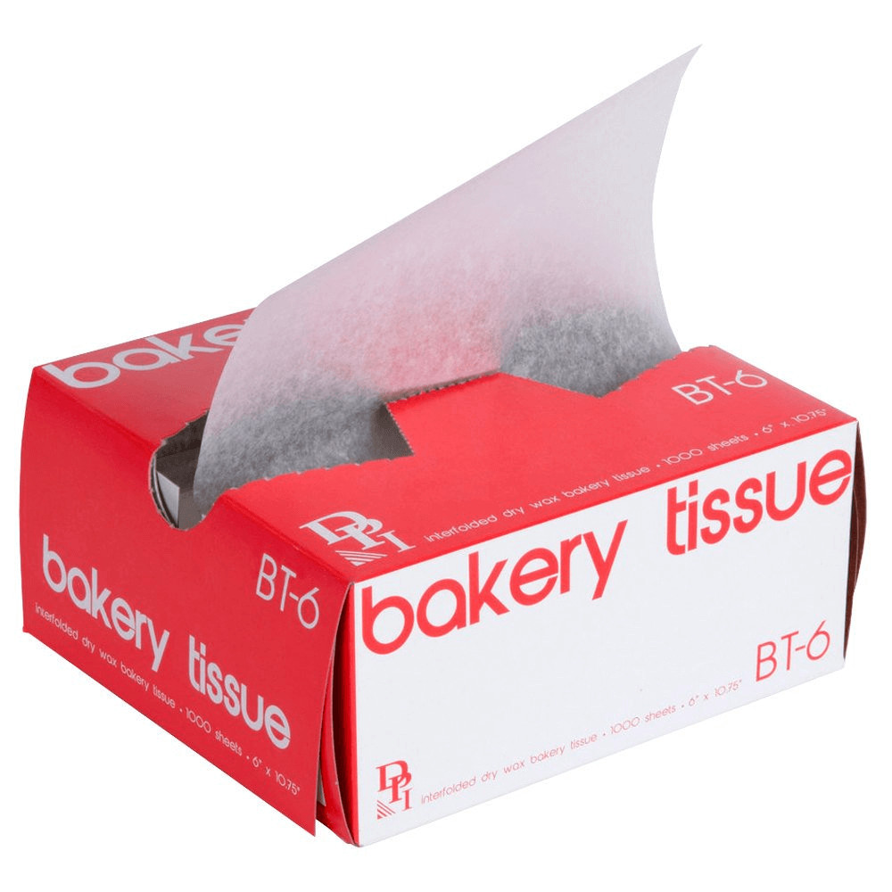 Bakery Tissue Paper BT-6, DPI Pop-Up, 6″ x 10.75″ (Pack of 1000 Sheets)