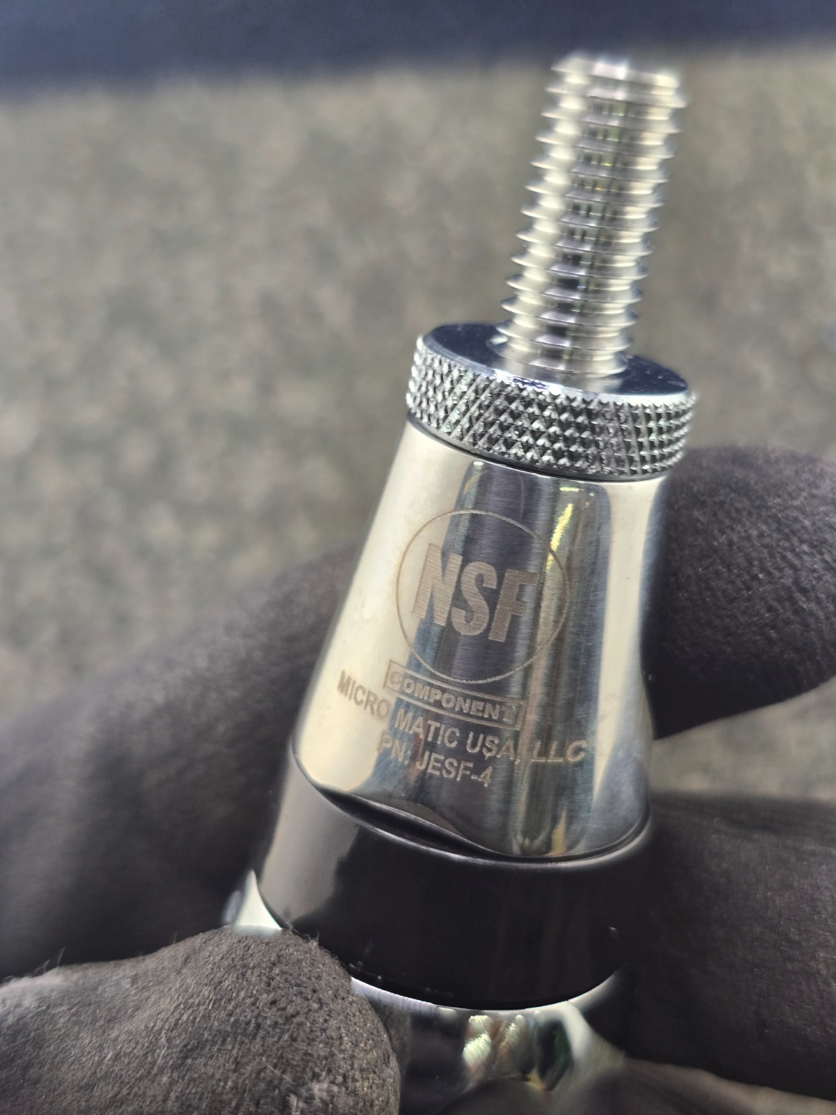 Micro Matic JESF-4: 304 Nitro Stouts & Faucet – Stainless Steel, Silver