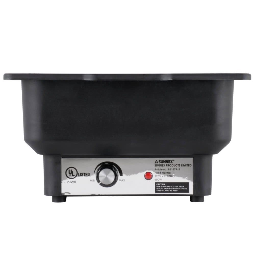2 PACK Electric Fuel Chafer Chafing Dish Steam Full Food Water Pan Table Warmer