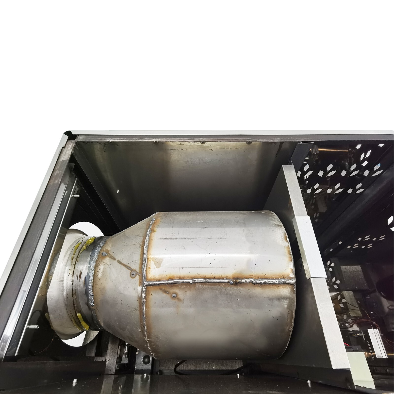 110V 80W Commercial Gas Coffee Roaster 16.5LBS Capacity 0-300℃ for Nuts Beans