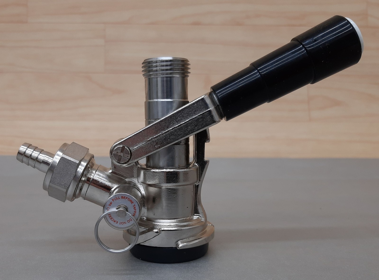 Lot of 2 Kegco D Standard Keg Coupler with Black Lever Handle KC KT85D-L