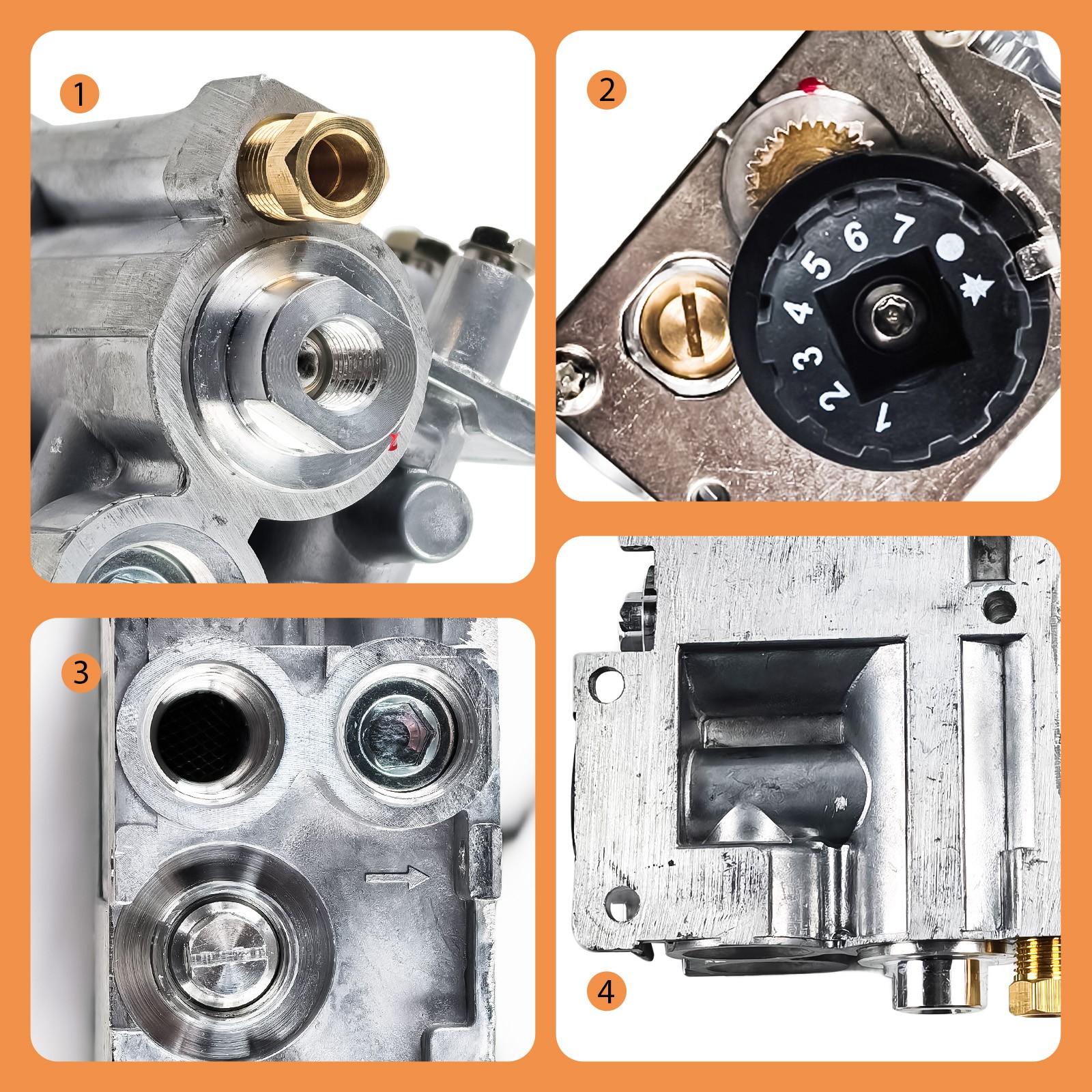 630 Gas Control Valve Fits Eurosit NG LPG Fryer Replacement Parts Cooking