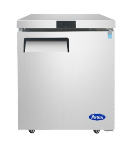 Atosa MGF8405GR 27″ One Solid Door Undercounter Freezer 7.15 cu. ft.