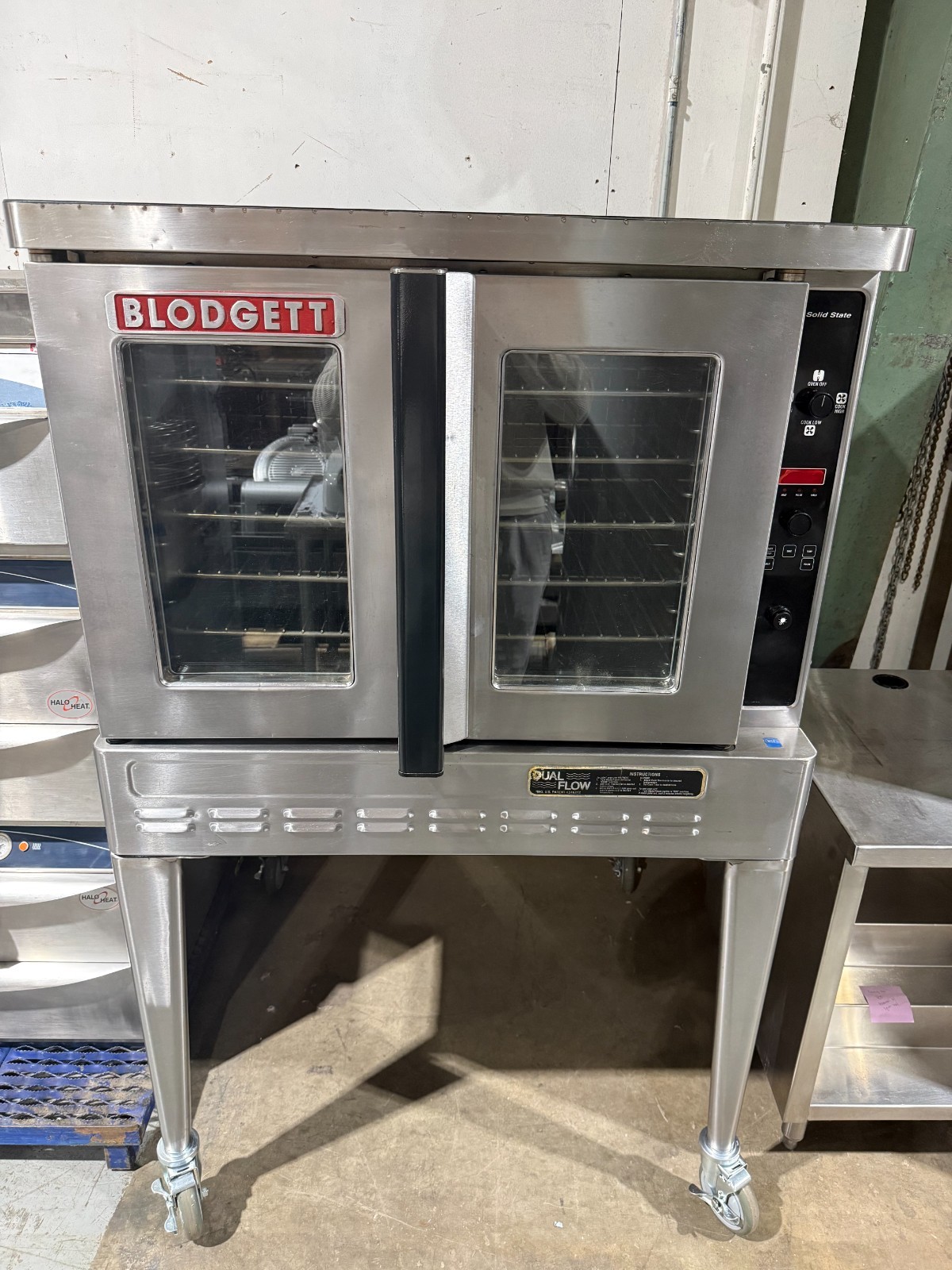Blodgett DFG-100 SGL Gas Convection Oven on Legs