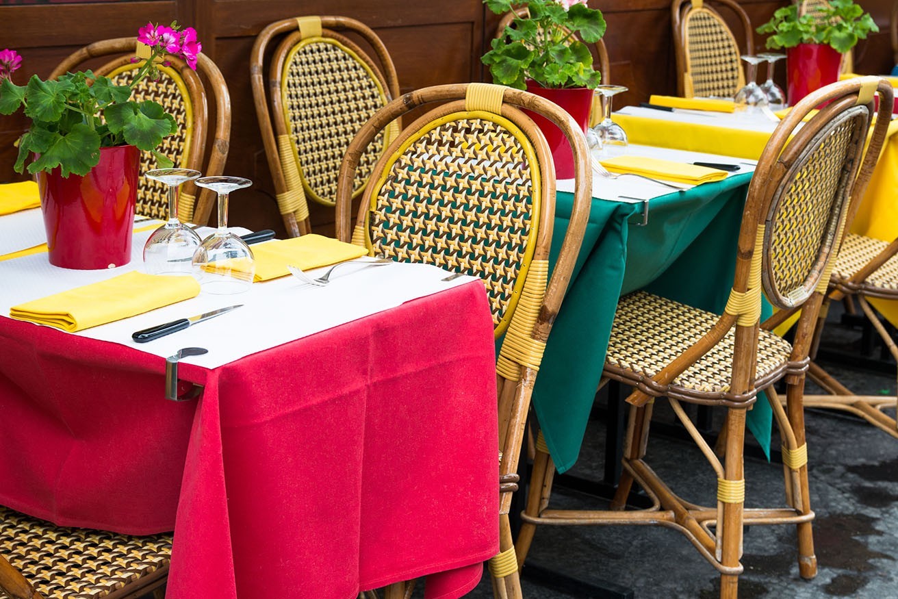Wood Square Bistro Table 30in Adjustable Height Restaurant Cocktail Event 2 Pack