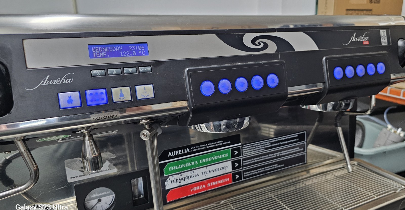 Nuova Simonelli Aurelia Digit 2 Group Automatic Programmable Espresso Machine