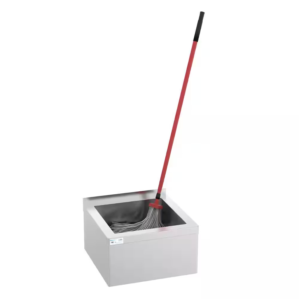 Commercial Floor Mop Sink with Deep Basin 19 In. X 22 In. X 12 In. 18-Gauge 304