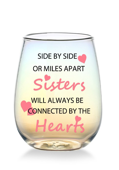 Friendship Gifts for Women Wine Glasses Drinking Personalised Birthday Gifts for