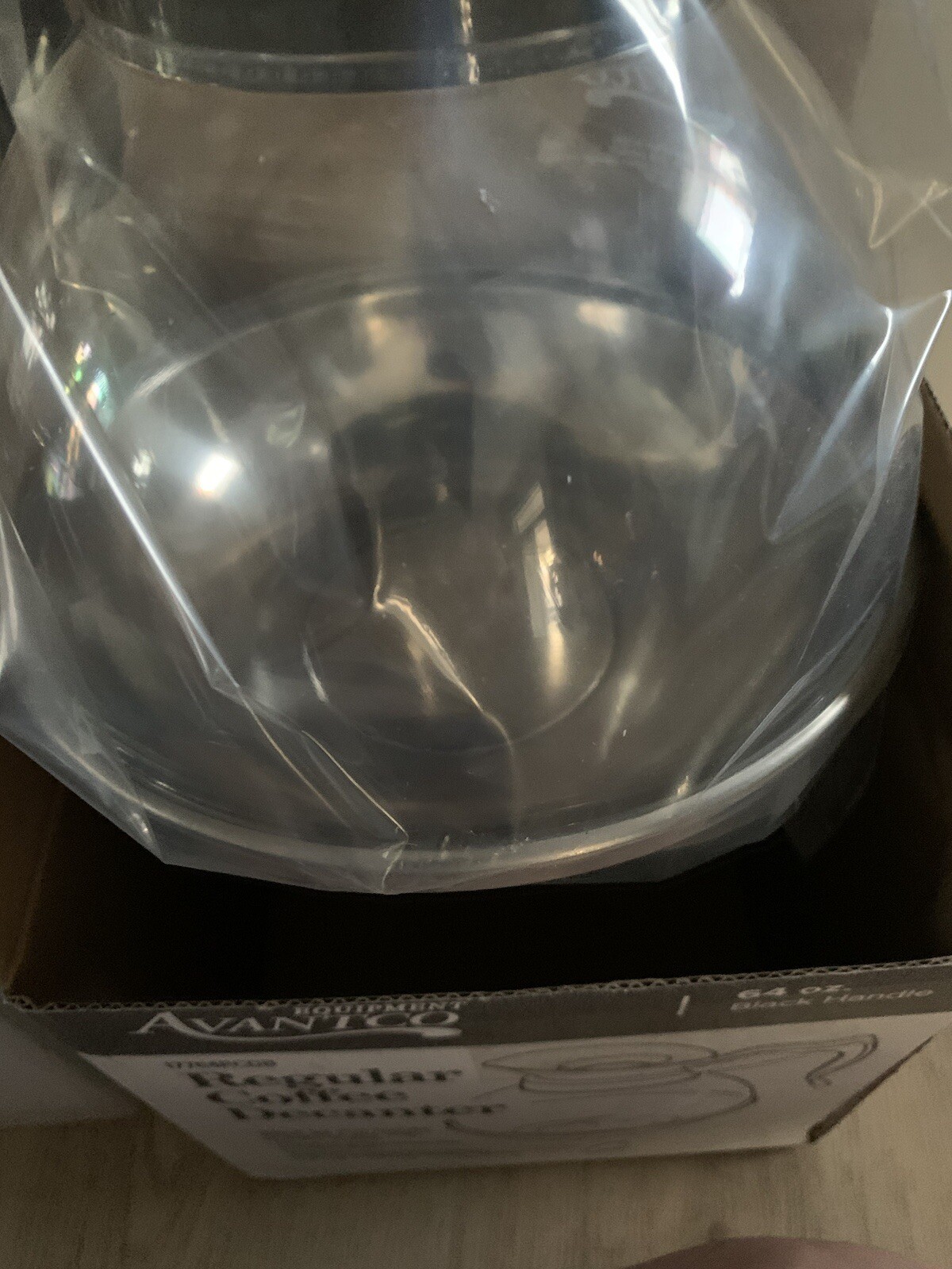 2 Avantco 64 oz. Regular Coffee Decanter w/ Stainless Steel Bottom-2 New Pots
