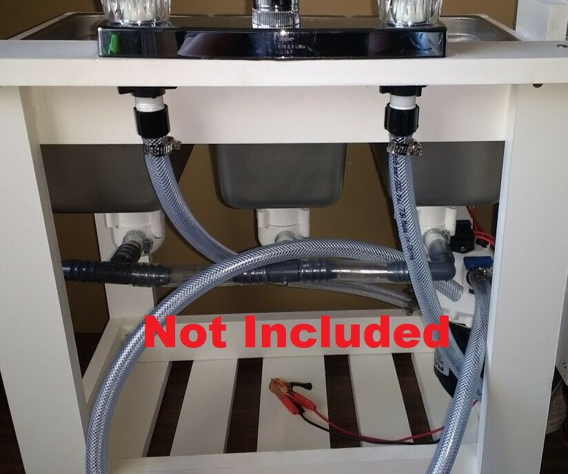 STANDARD SMALL 3 Compartment Sink Set For Portable Concession Sinks