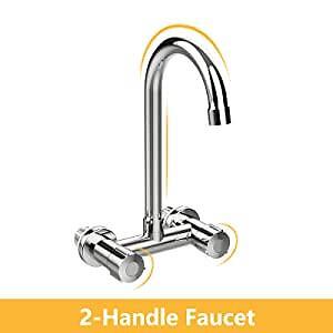 Heavy Duty Hand Wash Commercial Sink Wall Mount Utility Sink with Drainer/Faucet