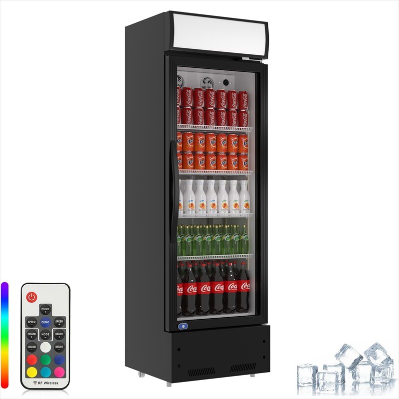 23″ 11 cu.ft Commercial Reach-In Refrigerator Single Door Merchandiser Cooler