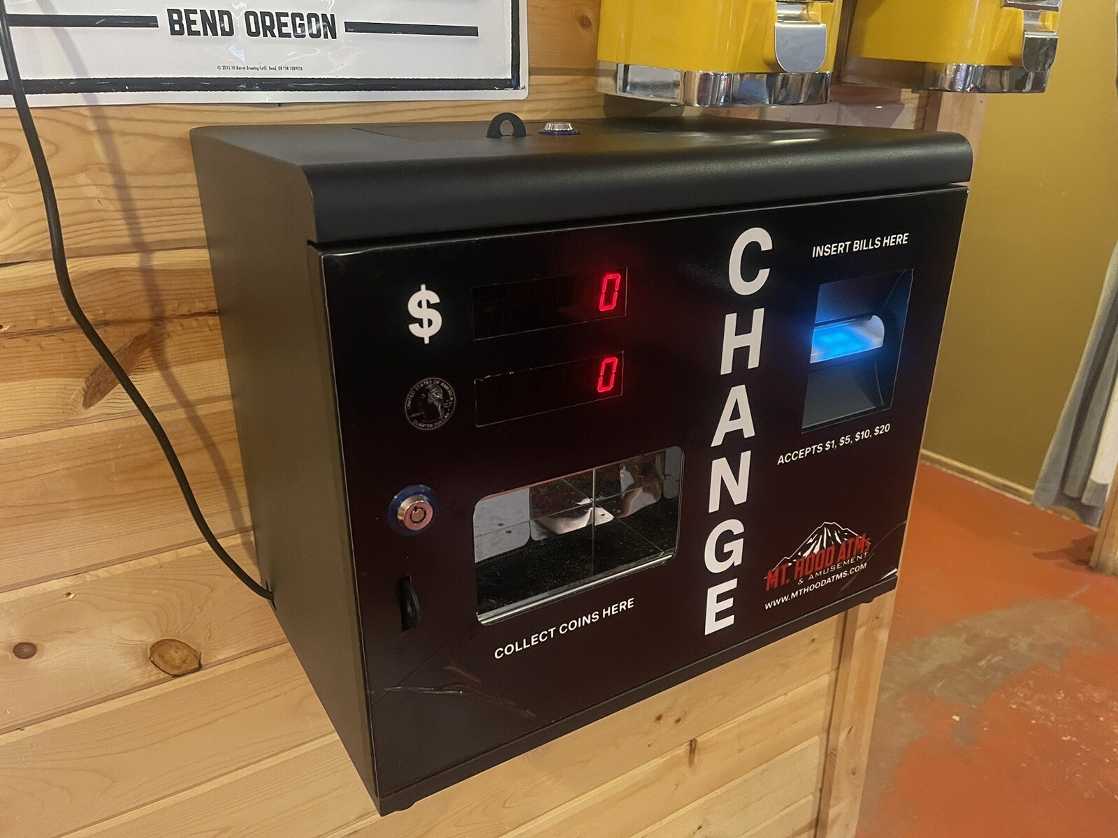 Quarter Machine, Bill Changer – Accepts $1-$20 – 3,000 Capacity – Bill2Coin.com
