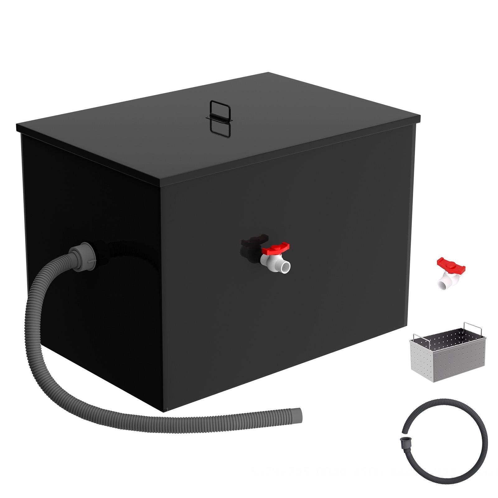 30 Gallon Commercial Under Sink Grease Trap 30 LBS Under Sink Grease Trap