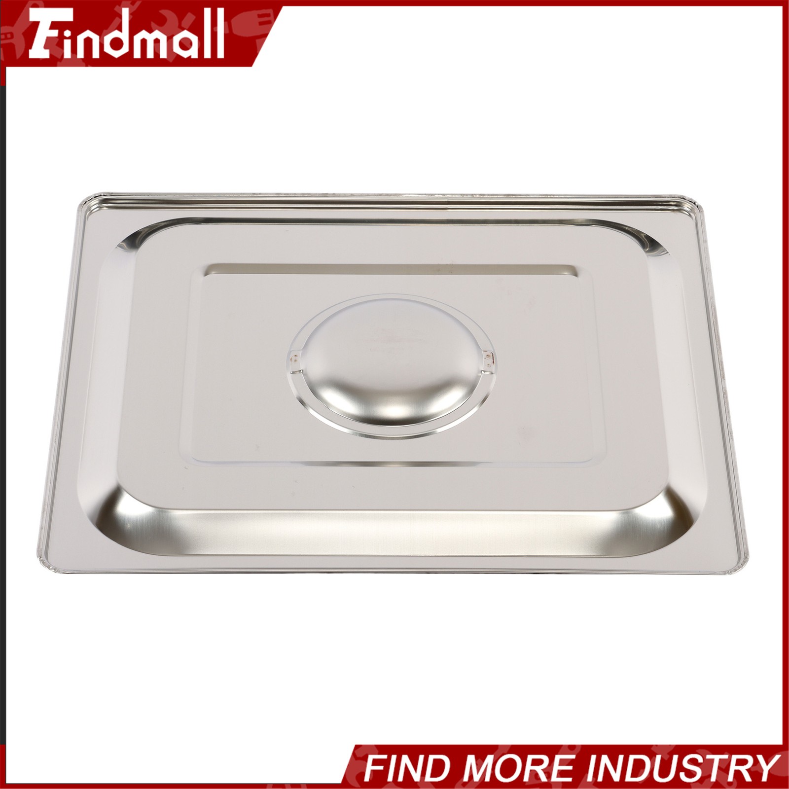 Findmall 4 Pack Hotel Pans 1/2 Size 4″ Deep Stainless Steel Steam Table with Lid