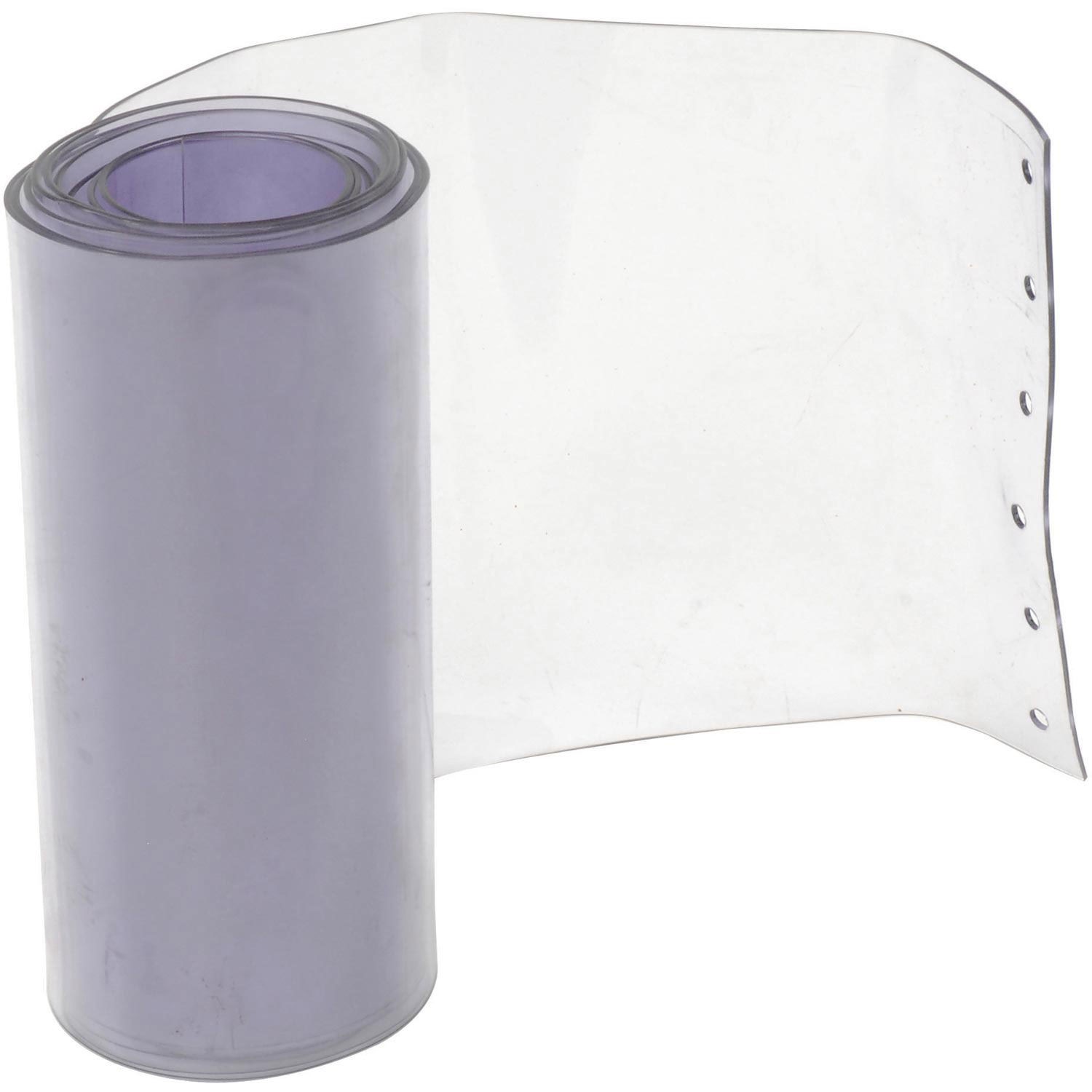 12″ x 12′ Standard Clear Strip for Strip Curtain Doors Lot of 4