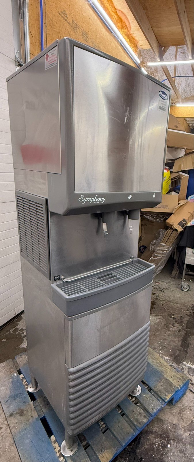 Follett 50CI425A-L Symphony Air Cooled Ice Maker & Water Dispenser & Stand Inc.