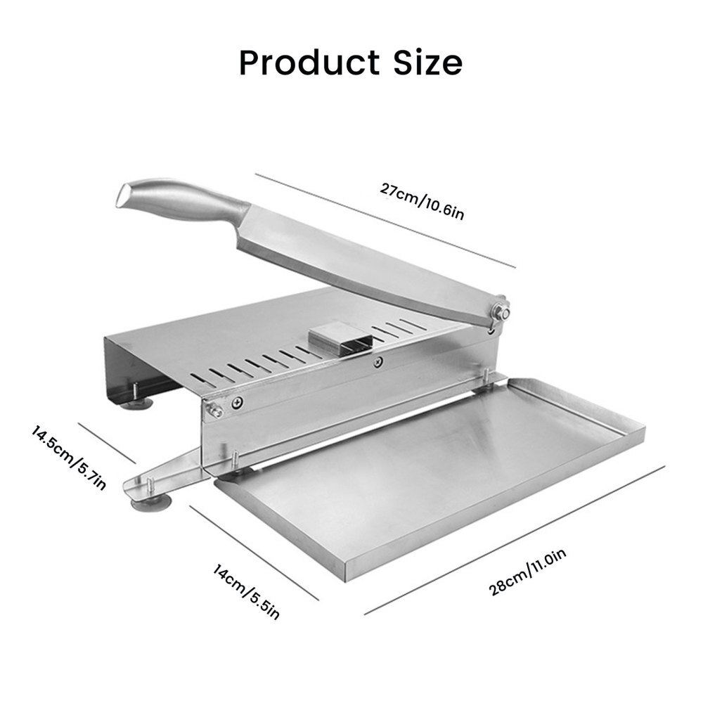 Cutting Machine Manual Meat Slicer Bone Cutter Stainless Steel Beef Bone USA