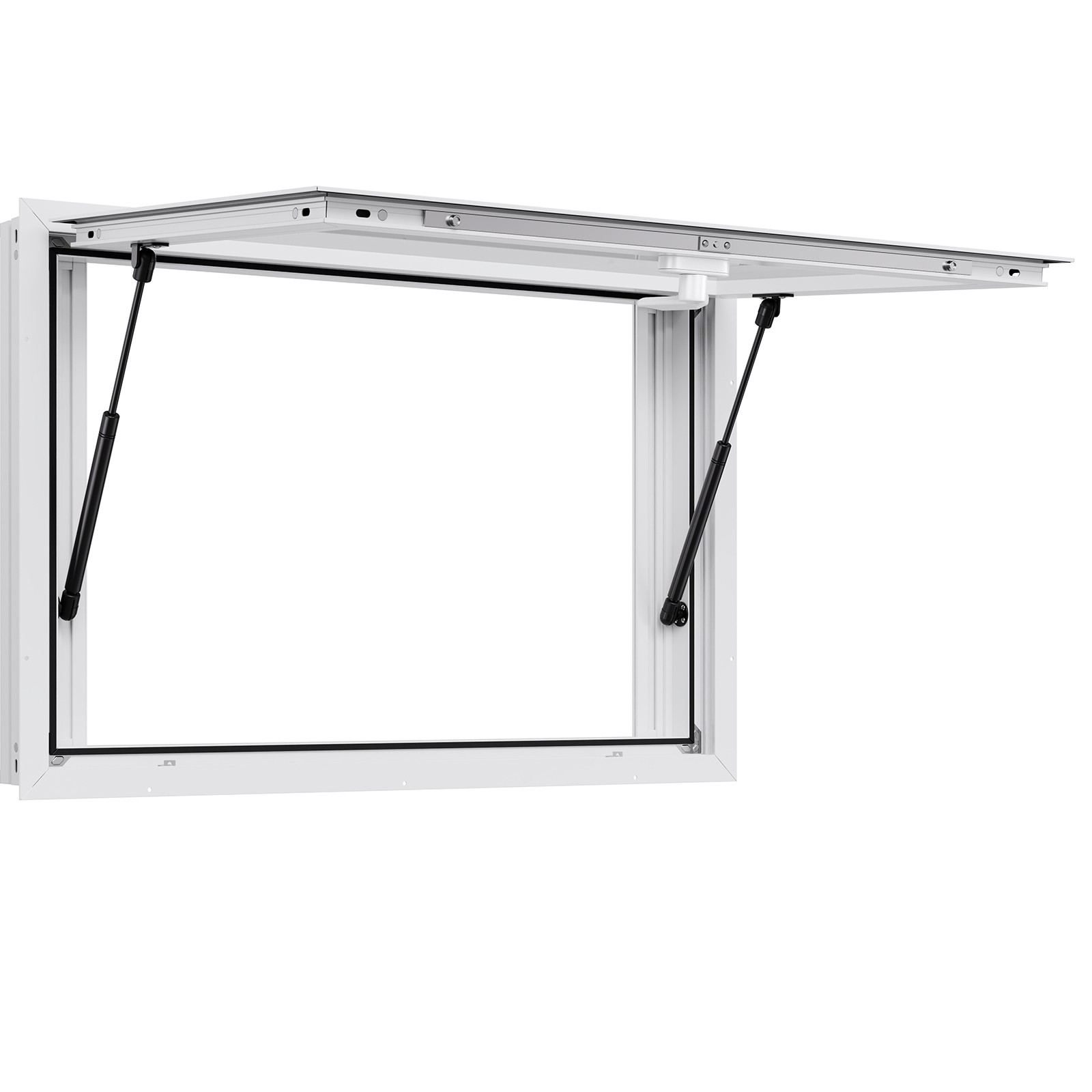 Uimoso Concession Stand Service Window with Aluminum Alloy Awning for Food Truck