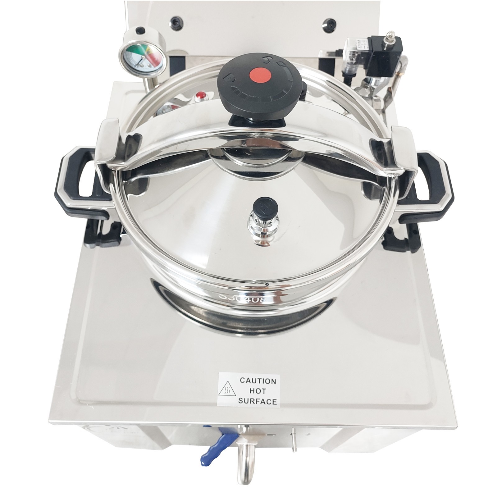 PreAsion® 22L Commercial CNC Pressure Fryer 220V Fried Chicken Stove Deep Fryer