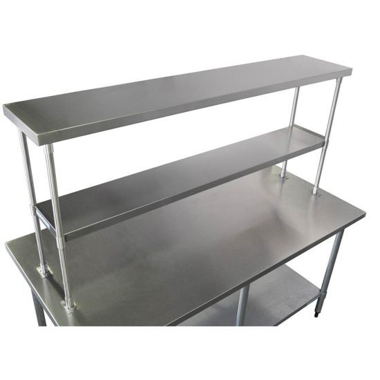 Prepline PDOS-1446 Stainless Steel Double Overshelf 14X46X32H
