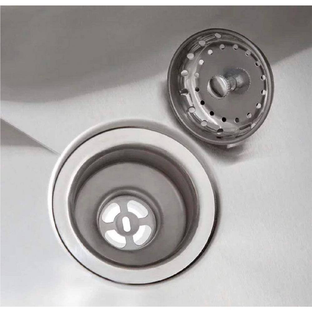 20 In. X 20 In. Stainless Steel One Compartment Utility Sink with Right Drainboa