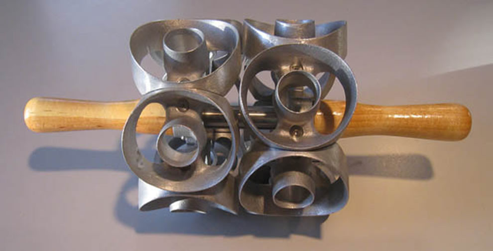 1each 2-1/2″ size two row donut cutter- cuts 12 cuts – new from factory