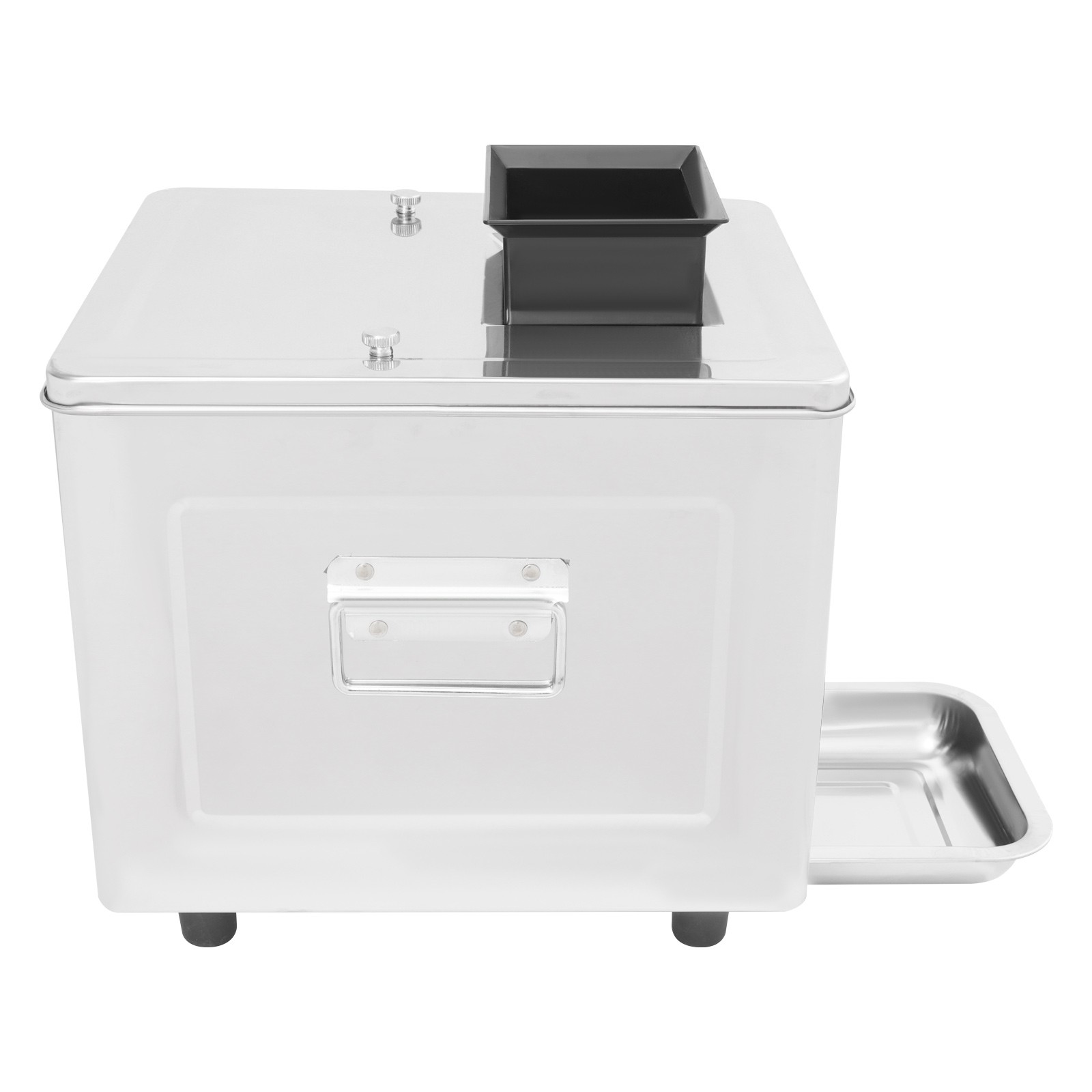 850W Stainless Steel Automatic Meat Cutter Slicer 5mm 330lbs/h 310 RPM