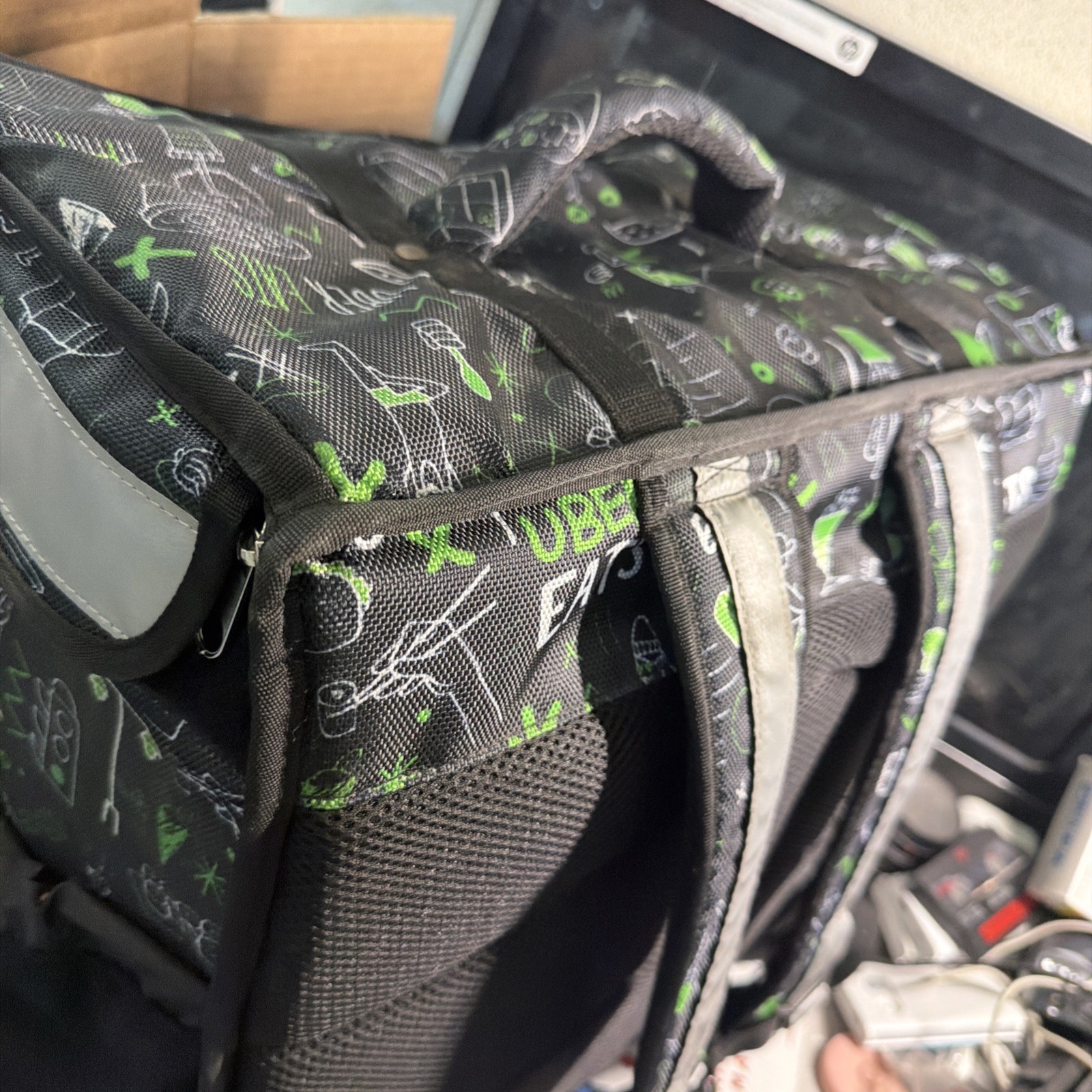 UberEats Limited Edition Artist Series Delivery Bag BackPack W/ Door Dash Bag